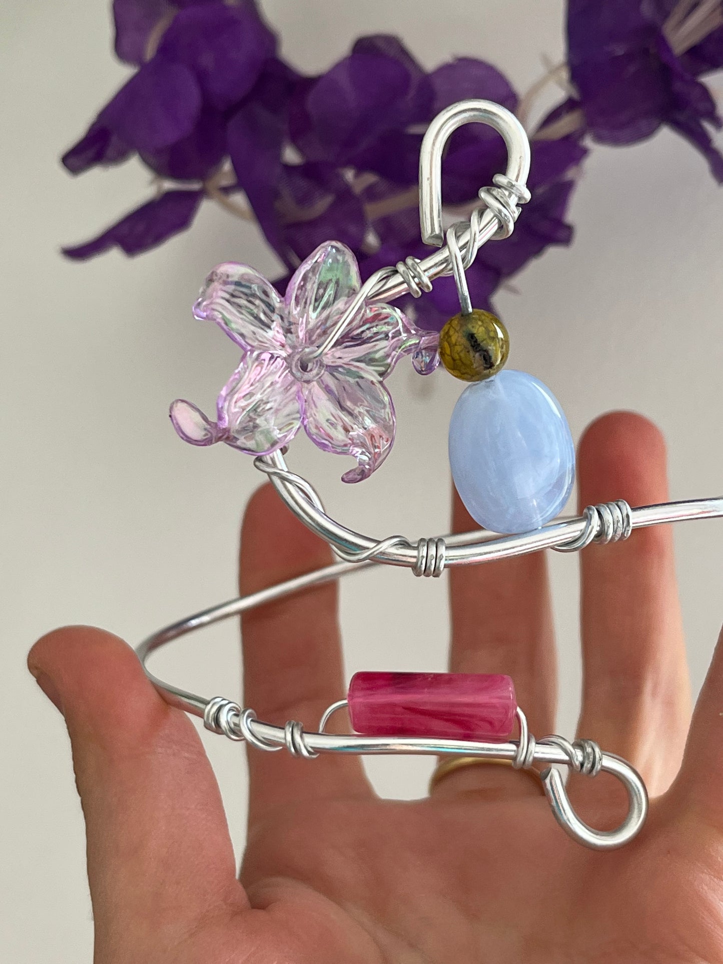 lily flower armcuff
