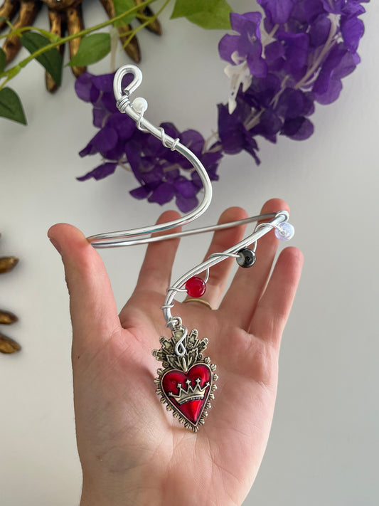 fairy gothic heart armcuff