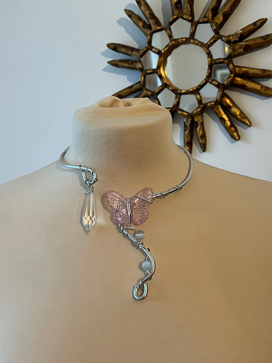 necklace butterfly princess fairy beads