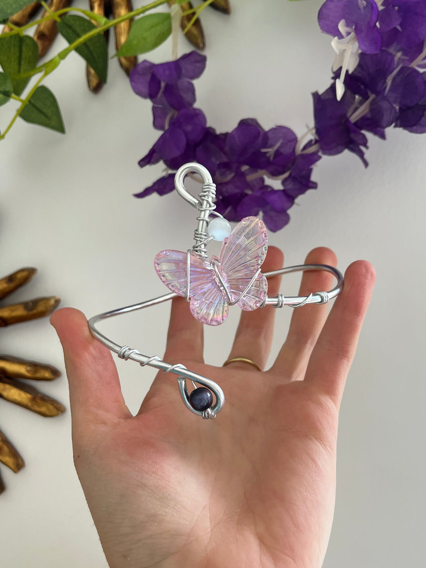 butterfly pink armcuff