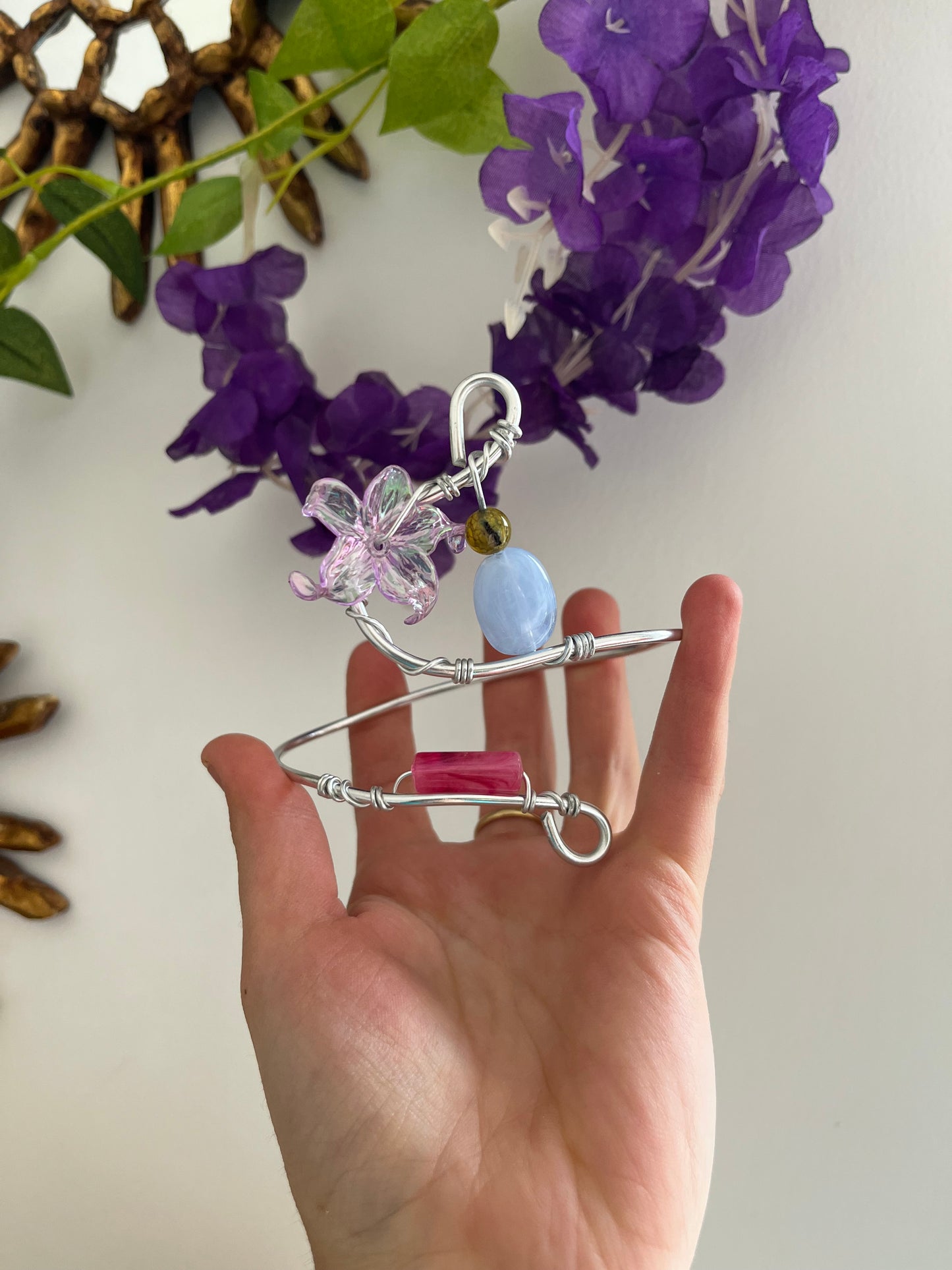 lily flower armcuff