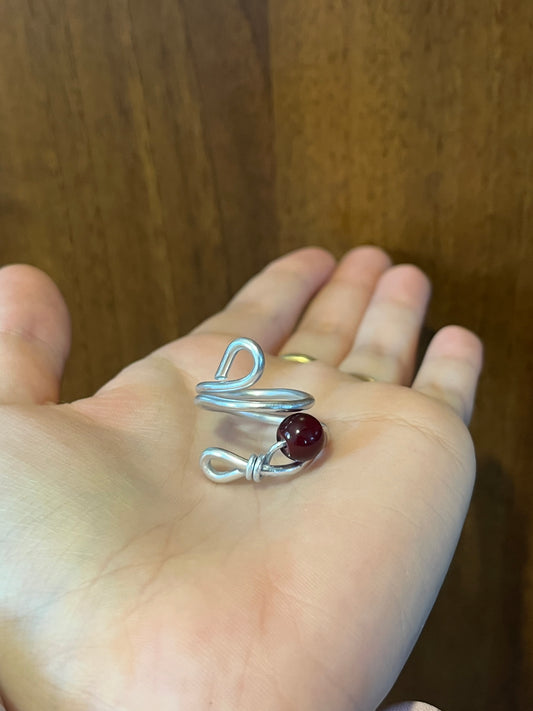 ring gold or silver and color of your choice