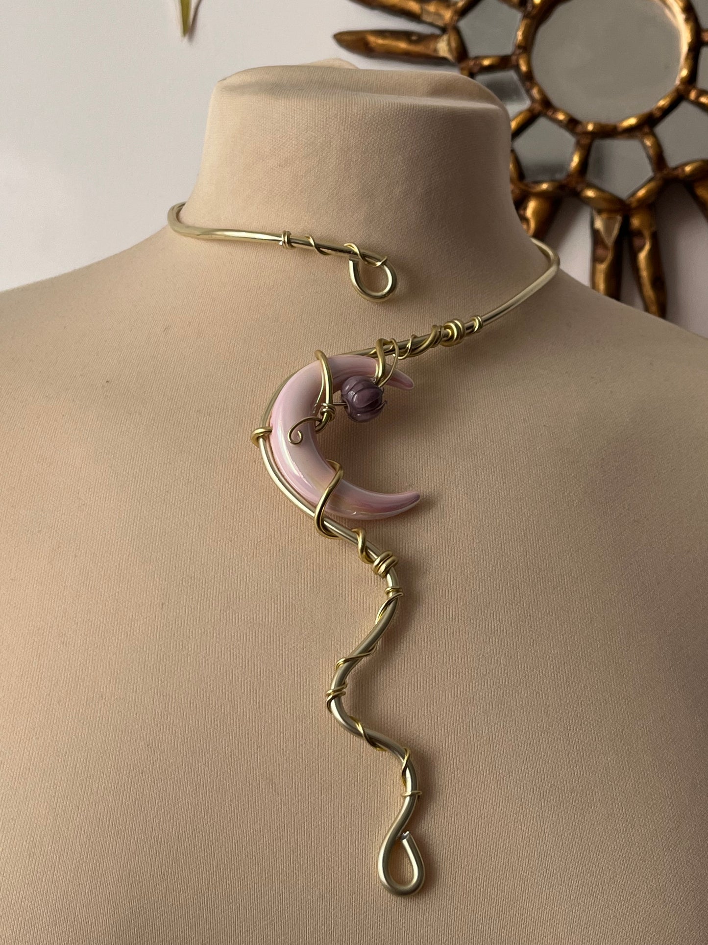 fairy moon necklace