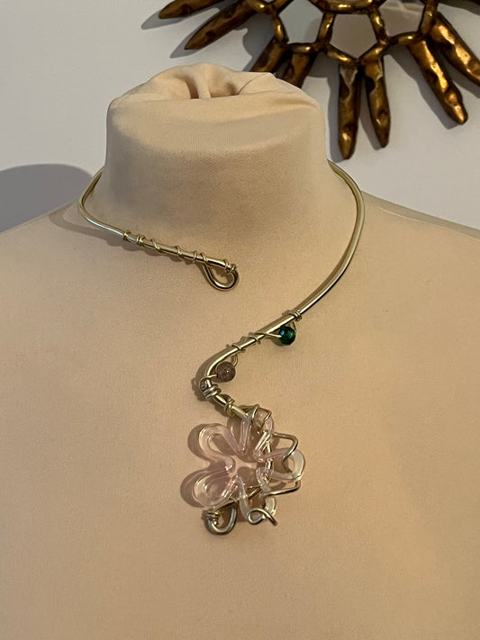 necklace flower beads